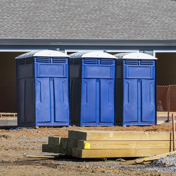 what is the cost difference between standard and deluxe portable toilet rentals in Salem NH